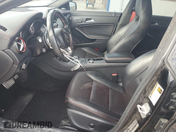 2015 Mercedes-Benz CLA 45 AMG with VIN WDDSJ5CB5FN198513, listed as a Copart auction lot 46956165 with 79,948 mi miles and Salvage title. Bid and sale history available at DreamBid. Image 7.