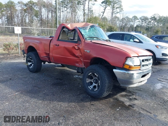 1998 Ford Ranger XL z VIN 1FTYR10C1WPA36109, wystawiony jako IAAI lot #41394340 z przebiegiem 156 130 mil mil oraz . Historia ofert i sprzedaży dostępna na DreamBid. Obrazek 1.