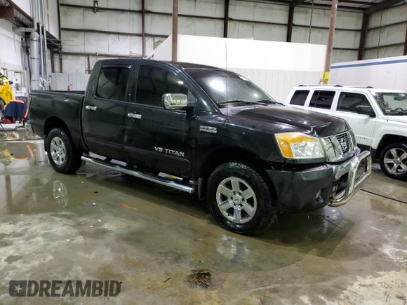 2012 Nissan Titan SV with VIN 1N6BA0EC9CN327316, listed as a Copart auction lot 87501705 with Not Provided miles and Salvage Title. Bid and sale history available at carsss.com. Image 4.