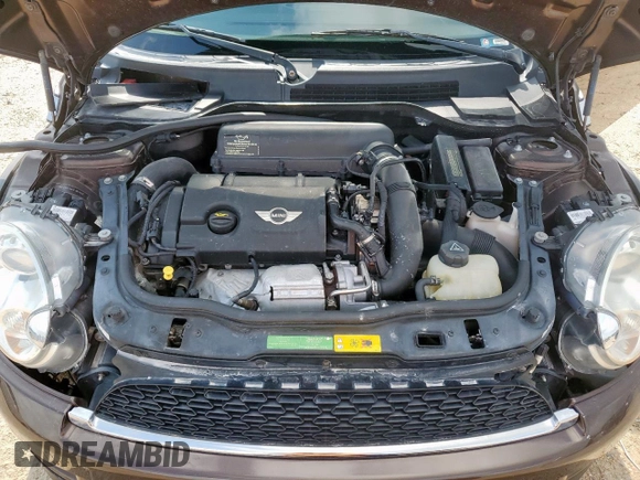 2011 MINI Convertible S with VIN WMWZP3C58BTX83725, listed as a Copart auction lot 60921875 with 45,400 mi miles and Salvage title. Bid and sale history available at DreamBid. Image 11.