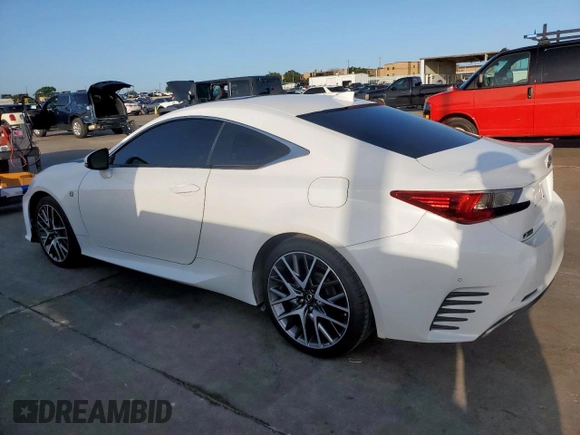 2015 Lexus RC 350 F Sport z VIN JTHHE5BC9F5008391, wystawiony jako Copart lot #64499695 z przebiegiem 79 518 mil mil oraz Czysty tytuł • Clean title. Historia ofert i sprzedaży dostępna na DreamBid. Obrazek 2.