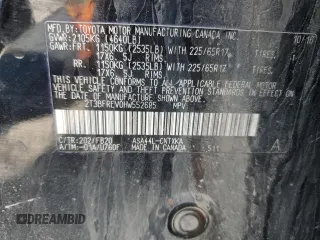 2017 Toyota RAV4 LE с VIN 2T3BFREV0HW552685, выставлен на аукционе Copart как лот 58228335 с пробегом Не указан миль и Списание • Salvage title. История ставок и продаж доступна на DreamBid. Изображение 14.
