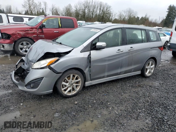 2013 Mazda 5 Touring with VIN JM1CW2CLXD0153519, listed as a Copart auction lot 48954545 with Not Provided miles and Salvage Title. Bid and sale history available at carsss.com. Image 1.