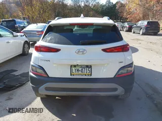 2023 Hyundai Kona SEL with VIN KM8K6CAB6PU955473, listed as a IAAI auction lot 40722504 with 25,675 mi miles. Bid and sale history available at carsss.com. Image 17.
