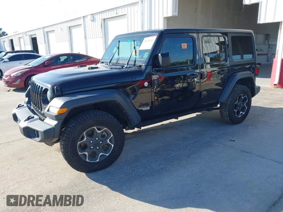 2021 Jeep Wrangler Unlimited Sport S с VIN 1C4HJXDN9MW770876, выставлен на аукционе IAAI как лот 40630311 с пробегом 62 235 миль миль и . История ставок и продаж доступна на DreamBid. Изображение 17.
