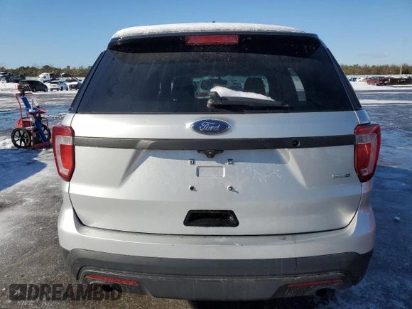 2016 Ford Police Interceptor Utility с VIN 1FM5K8AR9GGA08333, выставлен на аукционе Copart как лот 44424105 с пробегом 167 097 миль миль и Списание • Salvage title. История ставок и продаж доступна на DreamBid. Изображение 6.