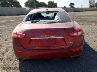 2016 Maserati Ghibli with VIN ZAM57XSA5G1164151, listed as a Copart auction lot 63620333 with 0 mi miles. Bid and sale history available at carsss.com. Image 6.