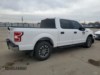2018 Ford F-150 XL with VIN 1FTEW1E54JFA51448, listed as a Copart auction lot 49823785 with 95,996 mi miles and Salvage Title. Bid and sale history available at carsss.com. Image 3.