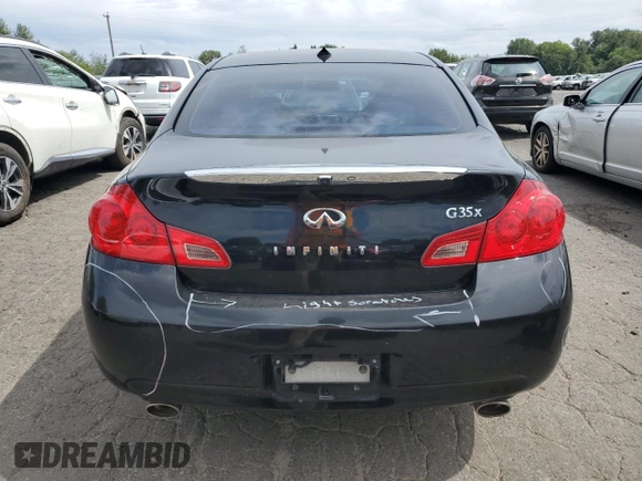 2008 Infiniti G35 x with VIN JNKBV61F28M268826, listed as a Copart auction lot 68120174 with 196,185 mi miles and Salvage Title. Bid and sale history available at DreamBid. Image 6.