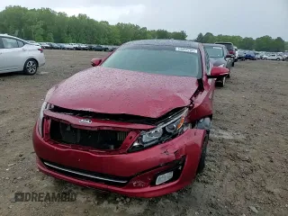 2015 Kia Optima SX Turbo with VIN 5XXGR4A60FG394038, listed as a Copart auction lot 54554755 with 141,410 mi miles and Salvage title. Bid and sale history available at DreamBid. Image 13.