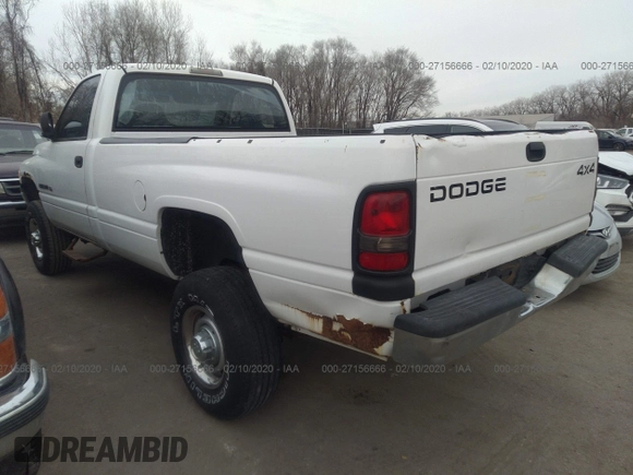 2001 Dodge 2500 z VIN 3B7KF26Z41M544444, wystawiony jako IAAI lot #27156666 z przebiegiem 48 392 mil mil oraz . Historia ofert i sprzedaży dostępna na DreamBid. Obrazek 3.