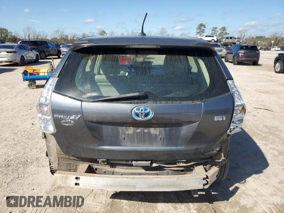 2014 Toyota Prius Two with VIN JTDZN3EUXE3327405, listed as a Copart auction lot 46479455 with 159,328 mi miles and Salvage Title. Bid and sale history available at DreamBid. Image 6.