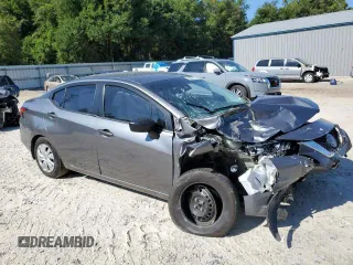 2021 Nissan Versa S with VIN 3N1CN8DV2ML808526, listed as a Copart auction lot 46196915 with 45,181 mi miles and Non Repairable. Bid and sale history available at carsss.com. Image 4.