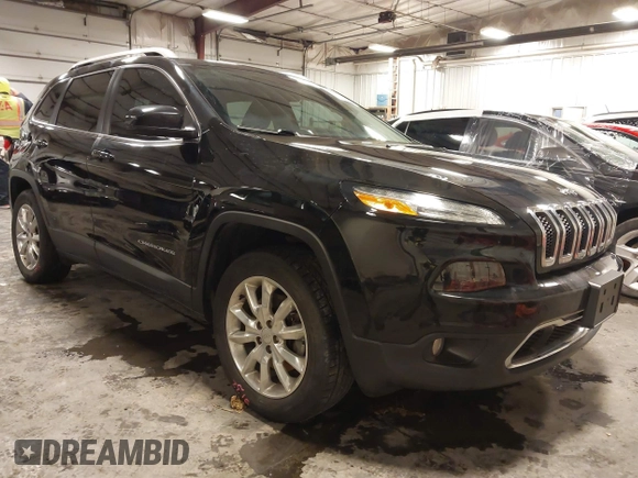 2017 Jeep Cherokee Limited with VIN 1C4PJMDB8HW636804, listed as a IAAI auction lot 41543269 with 118,633 mi miles and . Bid and sale history available at carsss.com. Image 1.