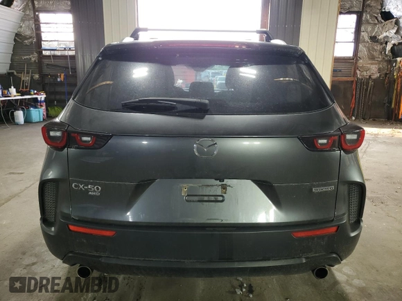 2023 Mazda CX-50 S Select with VIN 7MMVABAM4PN111096, listed as a Copart auction lot 58825545 with 78,953 mi miles and Salvage title. Bid and sale history available at DreamBid. Image 6.