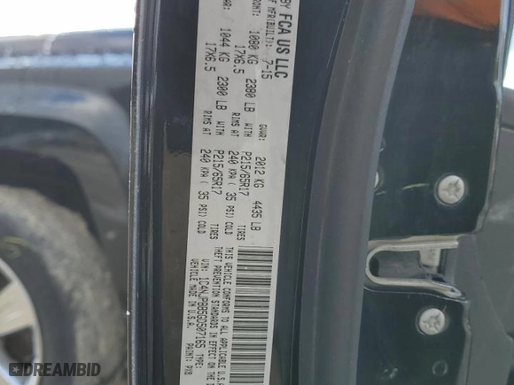 2016 Jeep Patriot Sport with VIN 1C4NJPBB5GD507165, listed as a Copart auction lot 89121955 with 99,519 mi miles and Salvage Title. Bid and sale history available at carsss.com. Image 15.