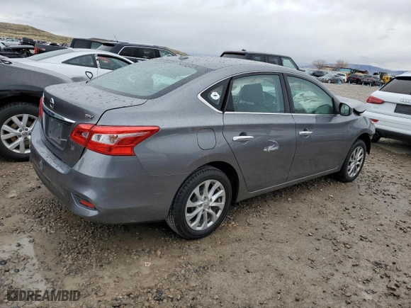 2019 Nissan Sentra SV with VIN 3N1AB7AP0KY279741, listed as a Copart auction lot 47864045 with 0 mi miles and Salvage Title. Bid and sale history available at carsss.com. Image 3.