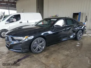 2022 Acura TLX w/A-Spec Package with VIN 19UUB5F5XNA002062, listed as a Copart auction lot 48930945 with 13,471 mi miles and Salvage Title. Bid and sale history available at carsss.com. Image 1.