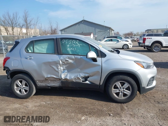2018 Chevrolet Trax LS with VIN KL7CJNSB6JB510894, listed as a IAAI auction lot 42045055 with 118,647 mi miles. Bid and sale history available at carsss.com. Image 13.