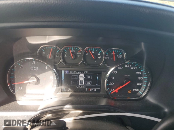 2017 Chevrolet Silverado 1500 LTZ with VIN 3GCUKSEJ9HG491930, listed as a Copart auction lot 51223025 with 128,251 mi miles and Salvage Title. Bid and sale history available at DreamBid. Image 9.