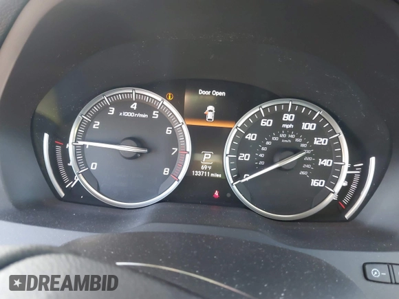 2016 Acura MDX with VIN 5FRYD4H25GB062542, listed as a IAAI auction lot 41720963 with 133,711 mi miles. Bid and sale history available at carsss.com. Image 7.