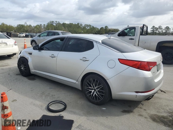 2011 Kia Optima EX with VIN KNAGN4A65B5094275, listed as a Copart auction lot 47692835 with 290,512 mi miles and Salvage Title. Bid and sale history available at carsss.com. Image 2.