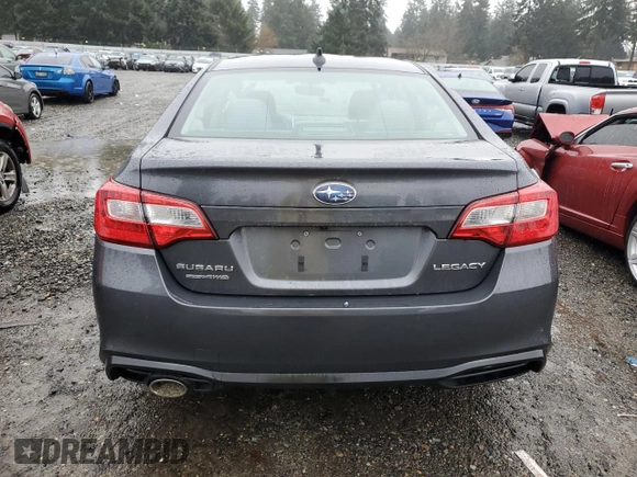 2018 Subaru Legacy Premium with VIN 4S3BNAH66J3007558, listed as a Copart auction lot 39018804 with 28,116 mi miles. Bid and sale history available at carsss.com. Image 6.