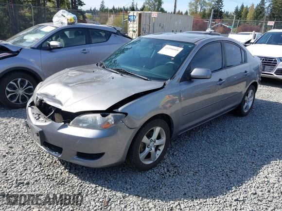 2006 Mazda 3 i with VIN JM1BK12F461530369, listed as a IAAI auction lot 41990008 with 169,878 mi miles. Bid and sale history available at carsss.com. Image 17.