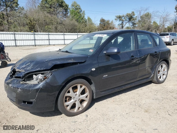 2008 Mazda Mazda3 s Grand Touring with VIN JM1BK343281105489, listed as a Copart auction lot 51212195 with 232,666 mi miles and Salvage Title. Bid and sale history available at carsss.com. Image 1.
