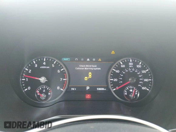 2022 Kia Telluride SX with VIN 5XYP5DHC9NG219577, listed as a Copart auction lot 50753995 with 53,699 mi miles and Salvage Title. Bid and sale history available at DreamBid. Image 9.