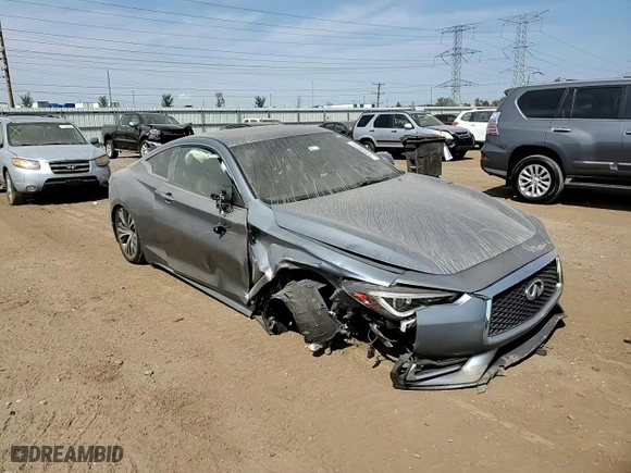 2018 Infiniti Q60 3.0t LUXE with VIN JN1EV7EKXJM342353, listed as a Copart auction lot 71458074 with 103,139 mi miles and Salvage Title. Bid and sale history available at carsss.com. Image 10.