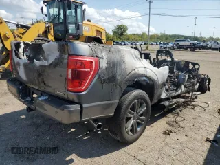 2023 Ford F-150 XL with VIN 1FTEW1EP8PFA21671, listed as a Copart auction lot 50507125 with 0 mi miles and Non Repairable. Bid and sale history available at carsss.com. Image 3.