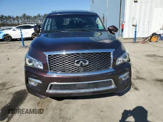2016 Infiniti QX80 with VIN JN8AZ2NCXG9401316, listed as a Copart auction lot 45355605 with 119,867 mi miles and Salvage Title. Bid and sale history available at DreamBid. Image 5.