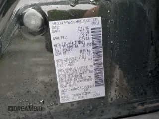 2019 Nissan Rogue SL with VIN 5N1AT2MV0KC716987, listed as a Copart auction lot 51786705 with 95,282 mi miles and Salvage Title. Bid and sale history available at carsss.com. Image 14.