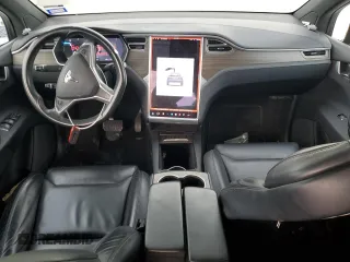 2016 Tesla Model X 70D with VIN 5YJXCAE22GF002253, listed as a Copart auction lot 50700425 with 153,258 mi miles and Salvage Title. Bid and sale history available at carsss.com. Image 8.