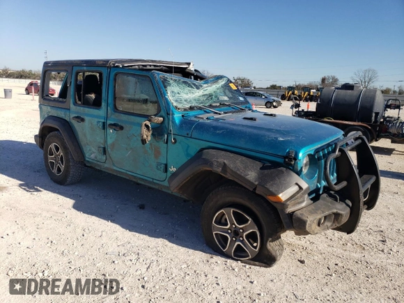2020 Jeep Wrangler Unlimited Willys with VIN 1C4HJXDN4LW137202, listed as a Copart auction lot 86858234 with 109,509 mi miles and Salvage title. Bid and sale history available at DreamBid. Image 4.