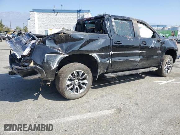 2024 Chevrolet Silverado 1500 RST with VIN 2GCPADED4R1128824, listed as a Copart auction lot 69540594 with 0 mi miles and Salvage Title. Bid and sale history available at carsss.com. Image 3.