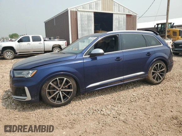 2022 Audi SQ7 Premium Plus z VIN WA1AWBF73ND010793, wystawiony jako Copart lot #53046083 z przebiegiem 12 925 mil mil oraz . Historia ofert i sprzedaży dostępna na DreamBid. Obrazek 1.