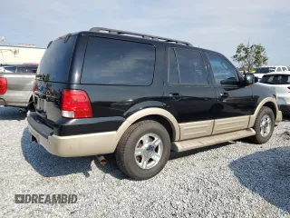2006 Ford Expedition Eddie Bauer with VIN 1FMPU17596LA91363, listed as a Copart auction lot 55474755 with 127,201 mi miles and Salvage title. Bid and sale history available at DreamBid. Image 3.
