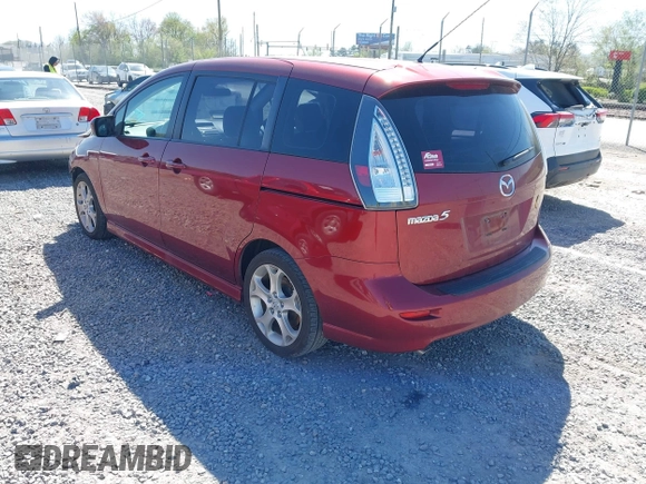 2010 Mazda 5 Sport with VIN JM1CR2WL6A0389227, listed as a IAAI auction lot 42031801 with 100,652 mi miles. Bid and sale history available at carsss.com. Image 3.
