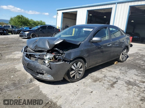 2013 Kia Forte EX with VIN KNAFU4A29D5699186, listed as a Copart auction lot 74003584 with 116,645 mi miles and Salvage Title. Bid and sale history available at carsss.com. Image 1.