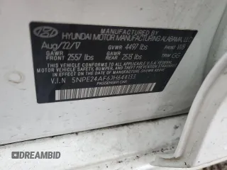 2018 Hyundai Sonata SE with VIN 5NPE24AF6JH644133, listed as a Copart auction lot 46839335 with 94,351 mi miles and Salvage Title. Bid and sale history available at carsss.com. Image 12.