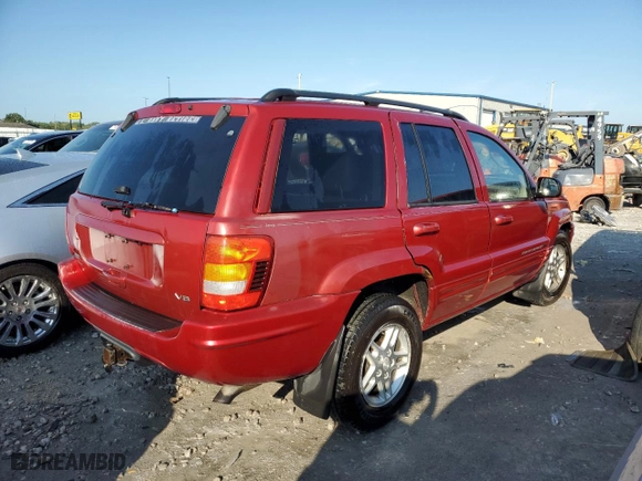 2003 Jeep Grand Cherokee Limited with VIN 1J8GW58N33C568751, listed as a Copart auction lot 71453464 with 277,216 mi miles and Salvage Title. Bid and sale history available at carsss.com. Image 3.