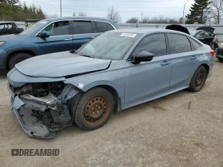 2022 Honda Civic Sport z VIN 2HGFE2F53NH111592, wystawiony jako Copart lot #54505235 z przebiegiem 91 939 mil mil oraz Szkoda całkowita • Salvage title. Historia ofert i sprzedaży dostępna na DreamBid. Obrazek 1.