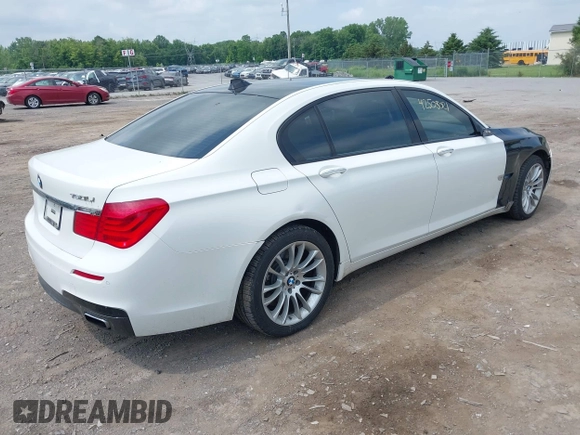 2011 BMW 7 Series 750Li xDrive with VIN WBAKC8C56BC433164, listed as a IAAI auction lot 42508021 with 130,143 mi miles and . Bid and sale history available at DreamBid. Image 4.