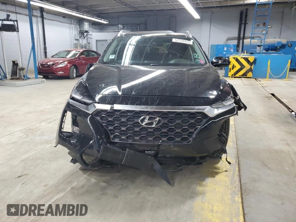2020 Hyundai Santa Fe SEL with VIN 5NMS3CAA3LH152187, listed as a Copart auction lot 52334415 with 54,744 mi miles and Salvage Title. Bid and sale history available at DreamBid. Image 5.