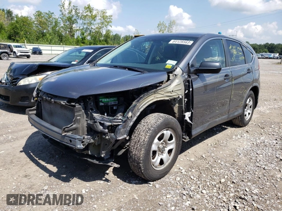 2013 Honda CR-V LX with VIN 3CZRM3H31DG702271, listed as a Copart auction lot 64128563 with 88,627 mi miles and Non Repairable. Bid and sale history available at carsss.com. Image 1.
