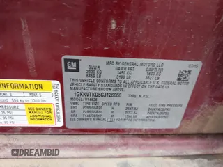 2016 GMC Acadia Denali with VIN 1GKKVTKD5GJ126066, listed as a IAAI auction lot 41787922 with 118,374 mi miles. Bid and sale history available at carsss.com. Image 9.