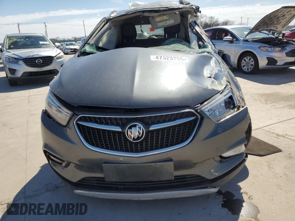 2018 Buick Encore Sport Touring with VIN KL4CJ1SB0JB519791, listed as a Copart auction lot 47523755 with Not Provided miles and Salvage Title. Bid and sale history available at DreamBid. Image 5.