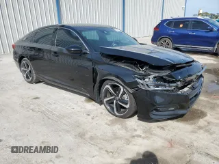 2019 Honda Accord Sport with VIN 1HGCV1F35KA010091, listed as a Copart auction lot 54099245 with 102,958 mi miles and Salvage Title. Bid and sale history available at DreamBid. Image 4.